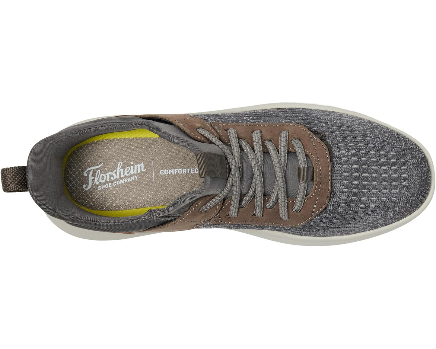 Men's Florsheim Fleet Knit Elastic Lace Sneakers Gray