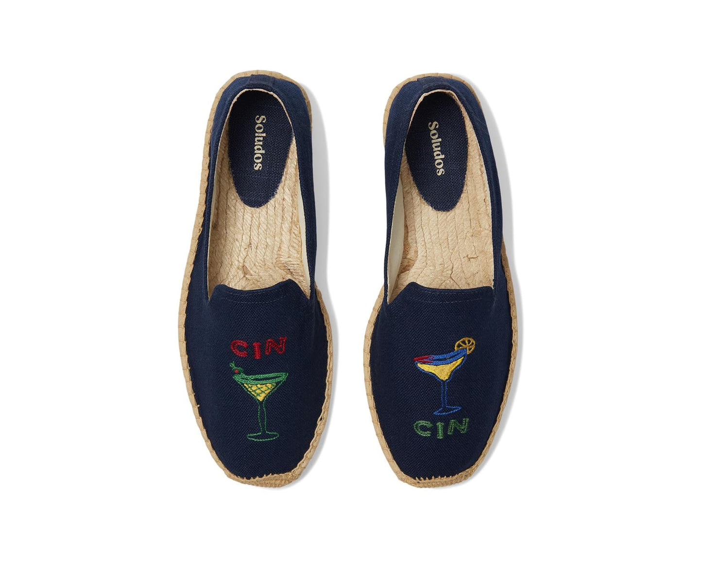 Men's Soludos Smoking Slipper Espadrille Cin Cin/Armada Blue