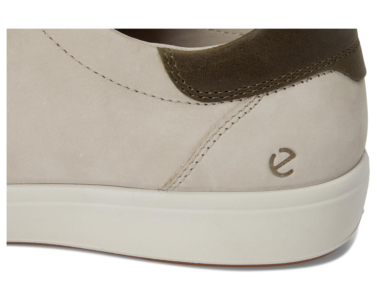 Men's ECCO Soft 7 Easy Slip Sneakers Pure Cashmere/Tarmac