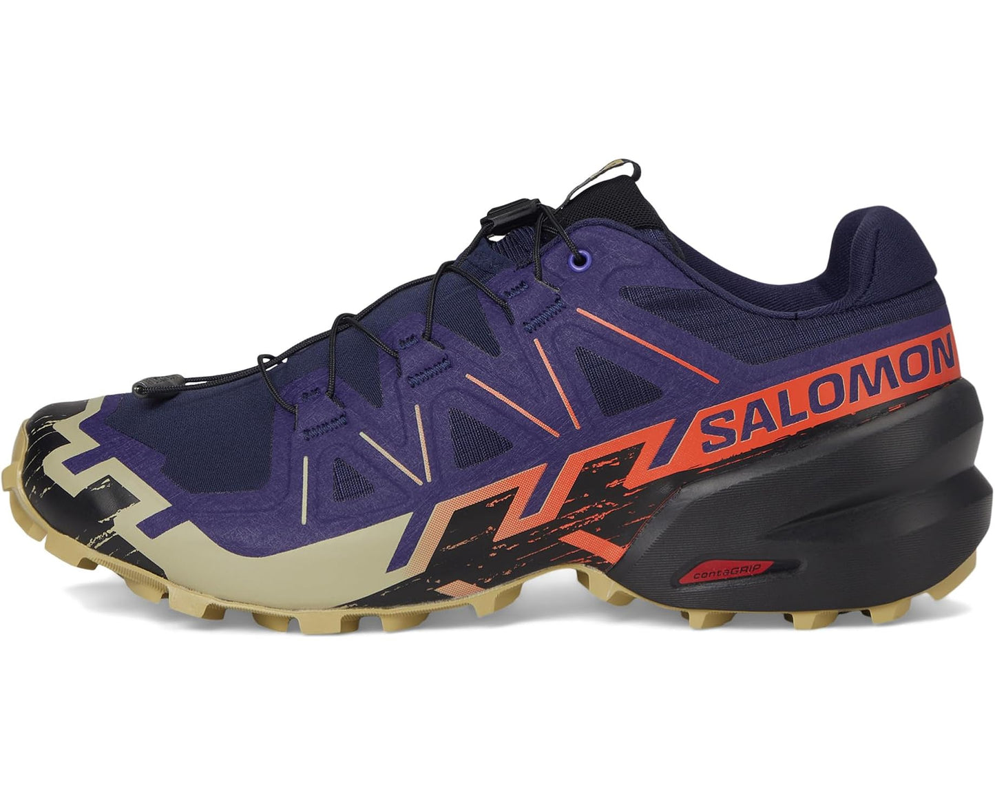 Men's Salomon Speedcross 6 Maritime Blue/Black/Cherry Tomato