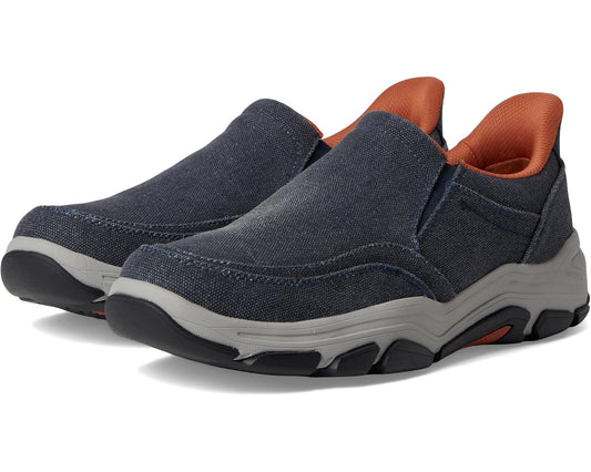Men's Rockport Reece Dark Blue Canvas