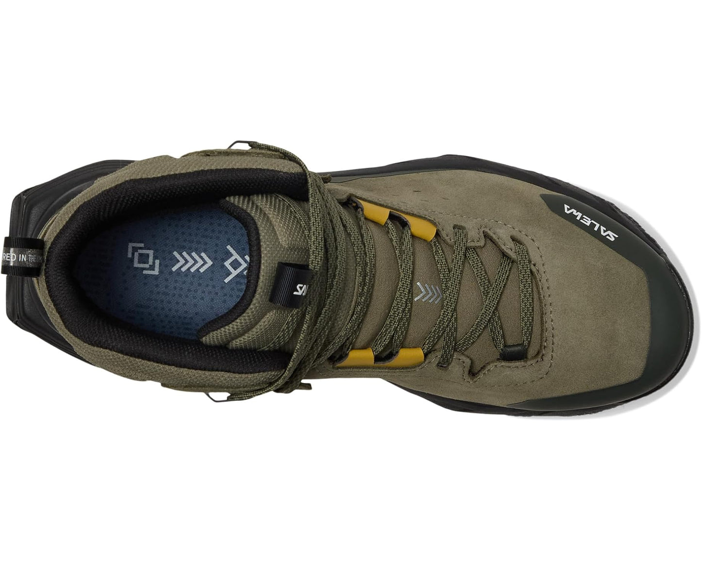 Men's SALEWA Pedroc 2 Leather Mid Ptx Faded Green/Dark Olive