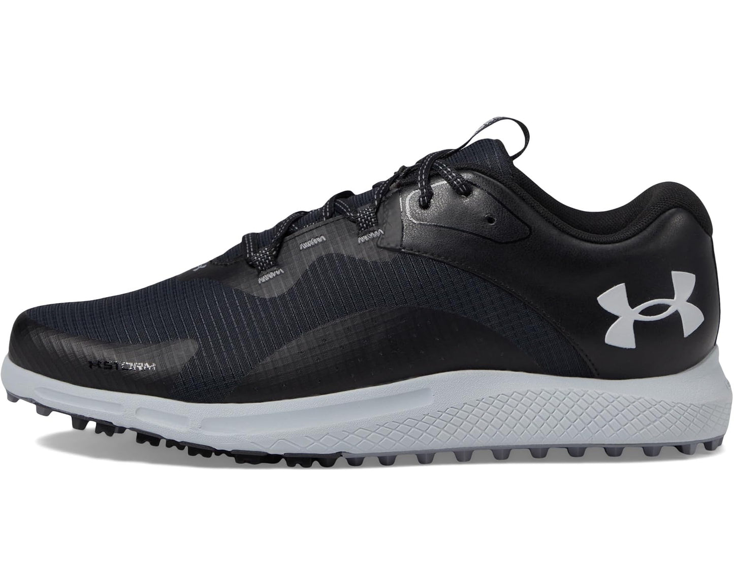 Men's Under Armour Charged Draw 2 Spikeless Black/Black/Mod Gray