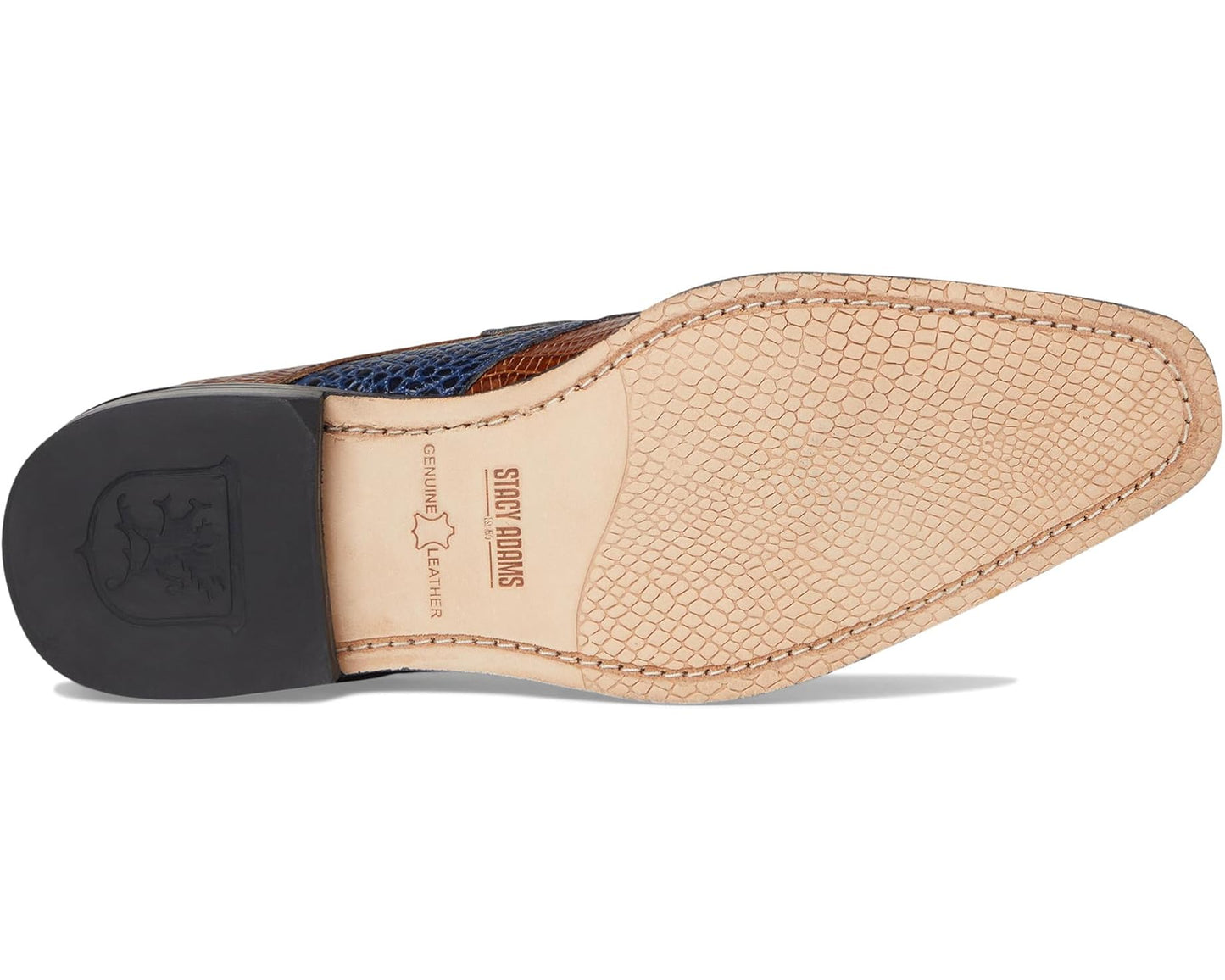 Men's Stacy Adams Tristano Bike Toe Lace-Up Gray Multi