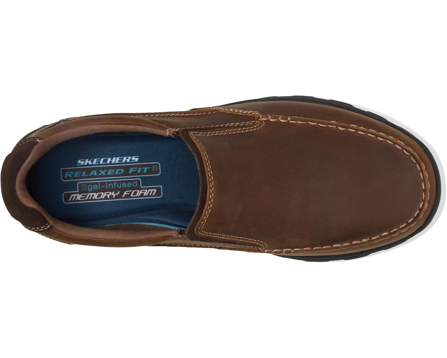 Men's SKECHERS Relaxed Fit Braver - Rayland Dark Brown