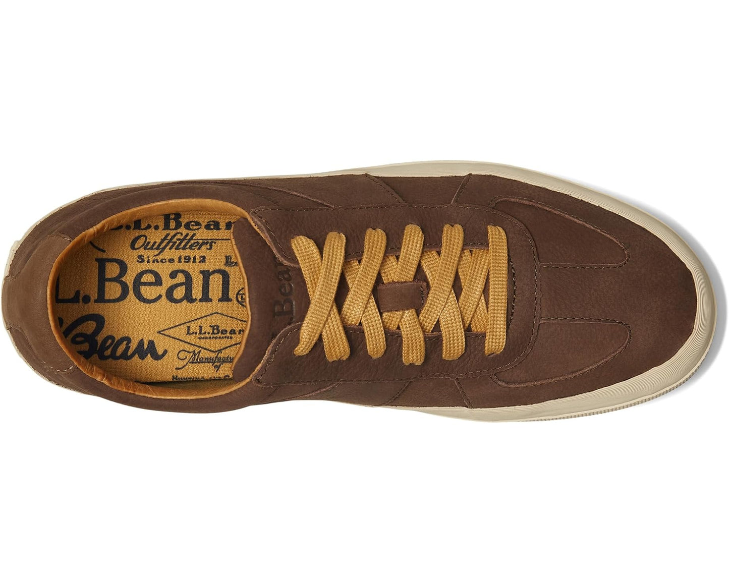 Men's L.L.Bean Double L Sneaker Lace Up Cocoa