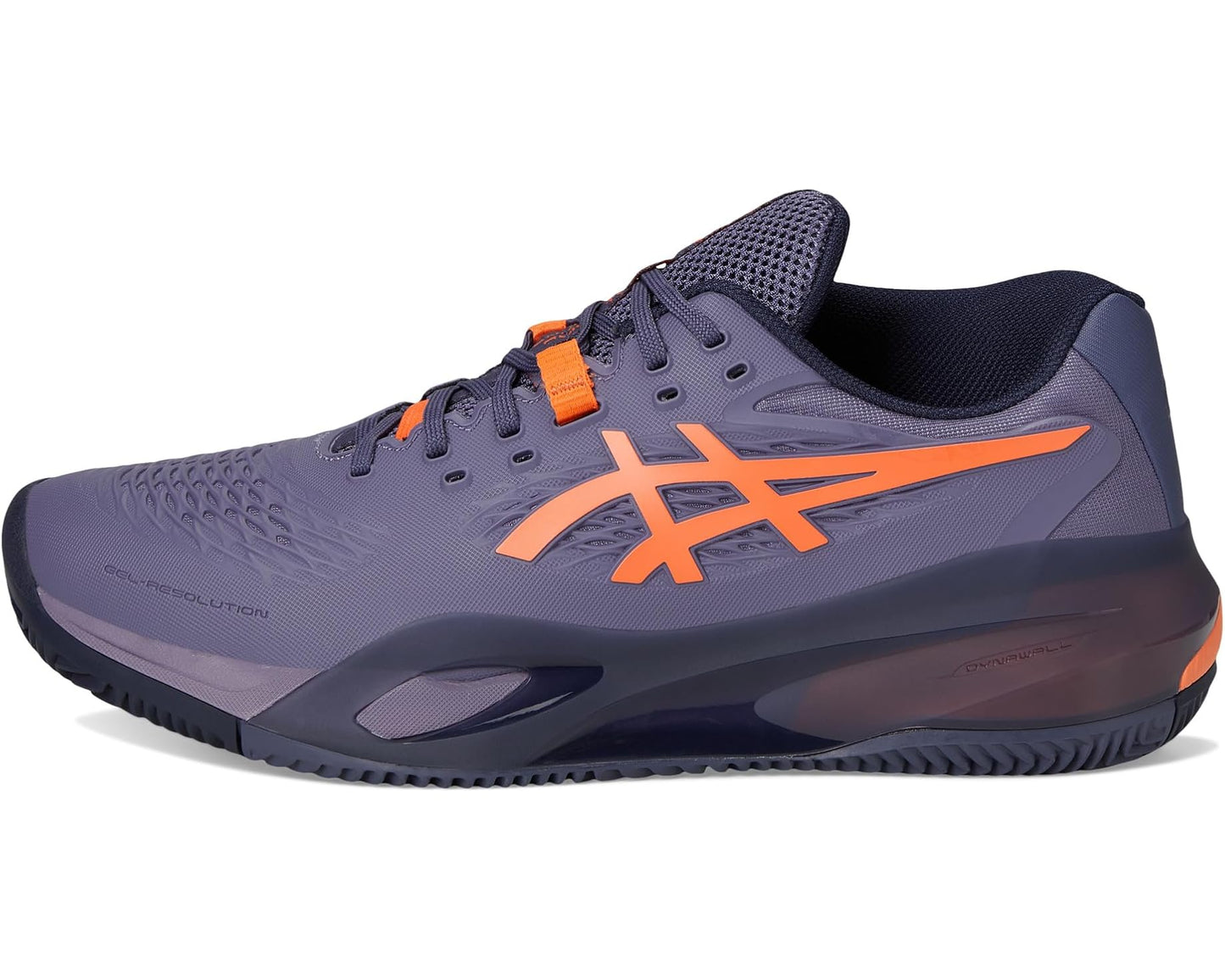 Men's ASICS Gel-Resolution X Clay Greyish Purple/Nova Orange