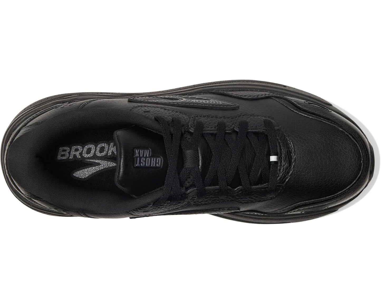 Men's Brooks Ghost Max Leather Black/Black