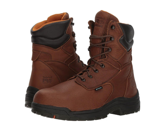 Men's Timberland PRO Titan 8 Alloy Safety Toe Waterproof Cappuccino Brown