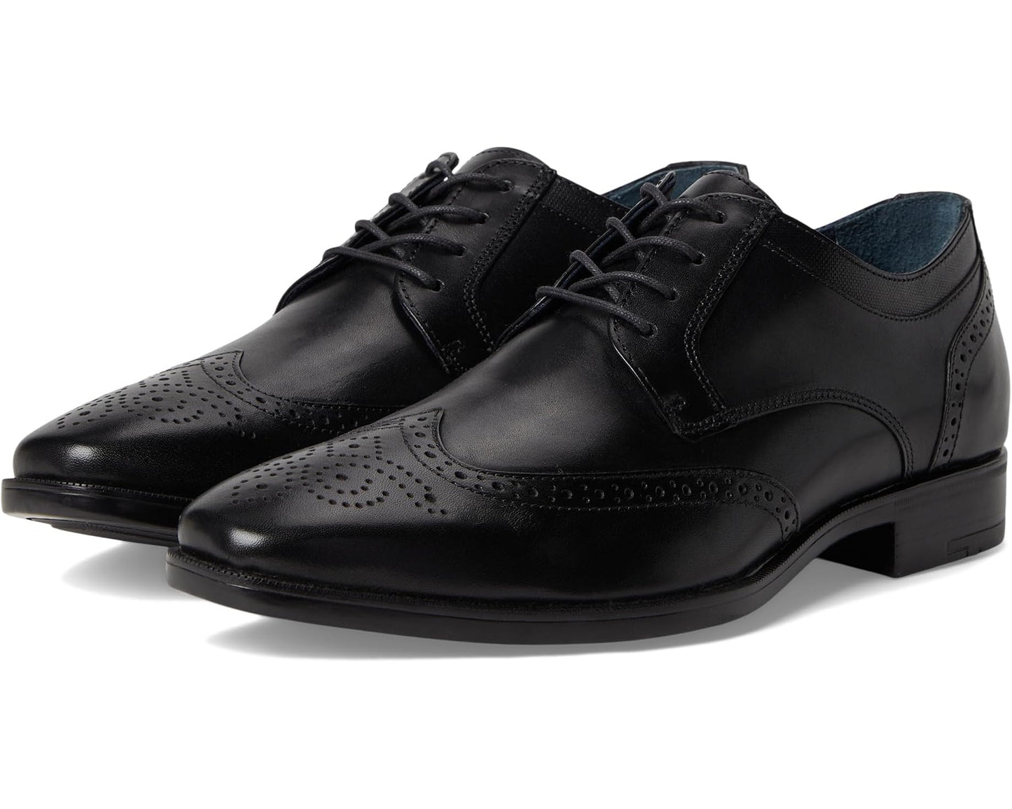 Men's Johnston & Murphy Gibbons Wingtip Black Full Grain