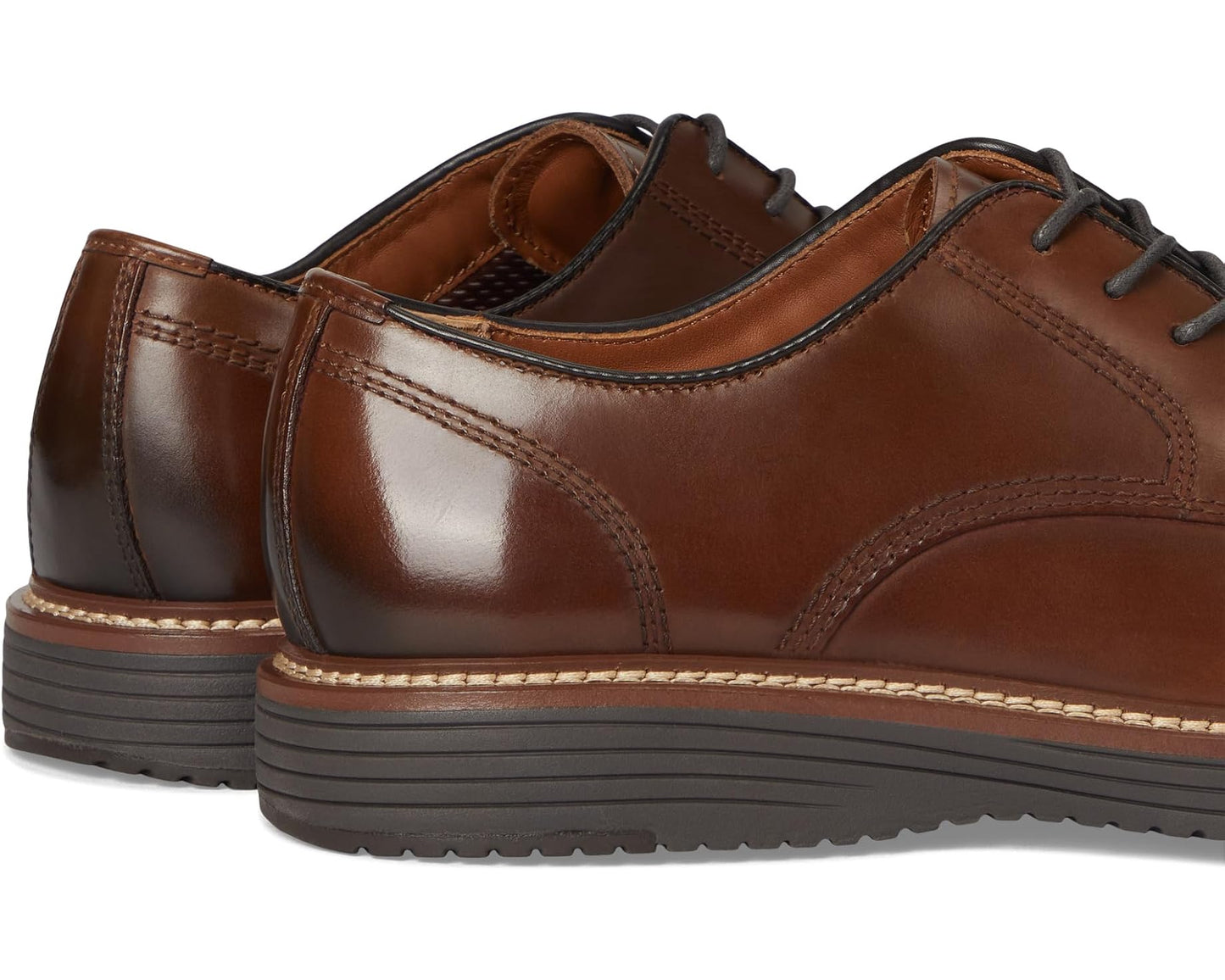 Men's Johnston & Murphy Upton Plain Toe Tan Full Grain 1