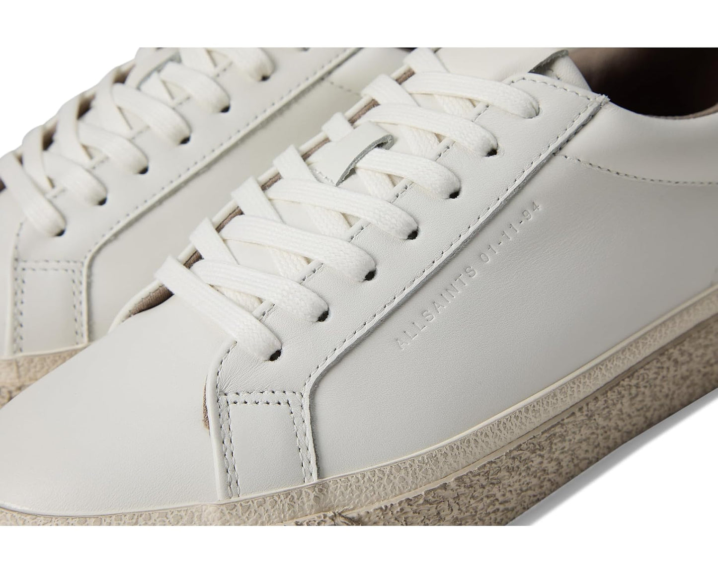 Men's AllSaints Klop Leather Low Top White