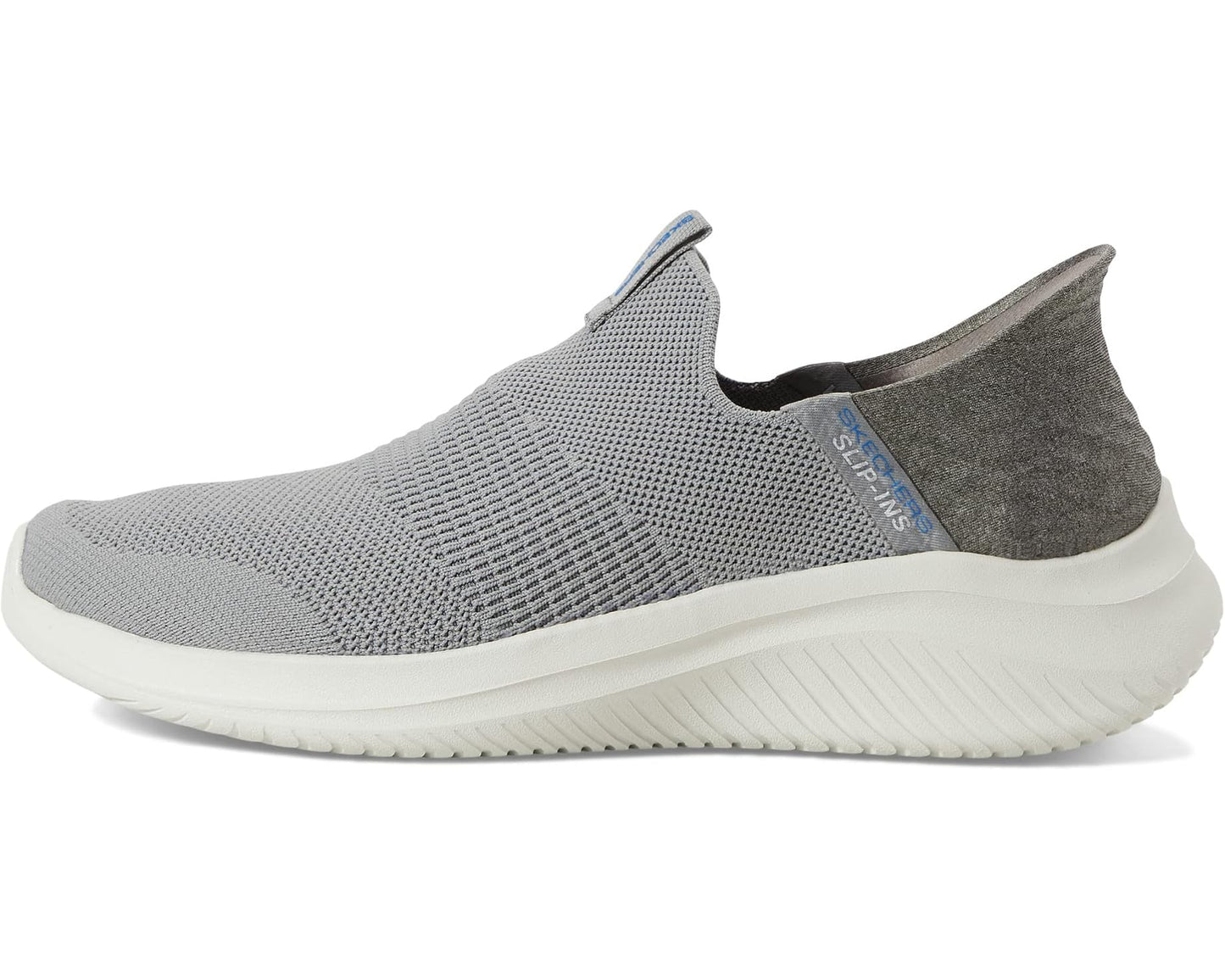 Men's SKECHERS Ultra Flex 3.0 Smooth Step Hands Free Slip-Ins Gray