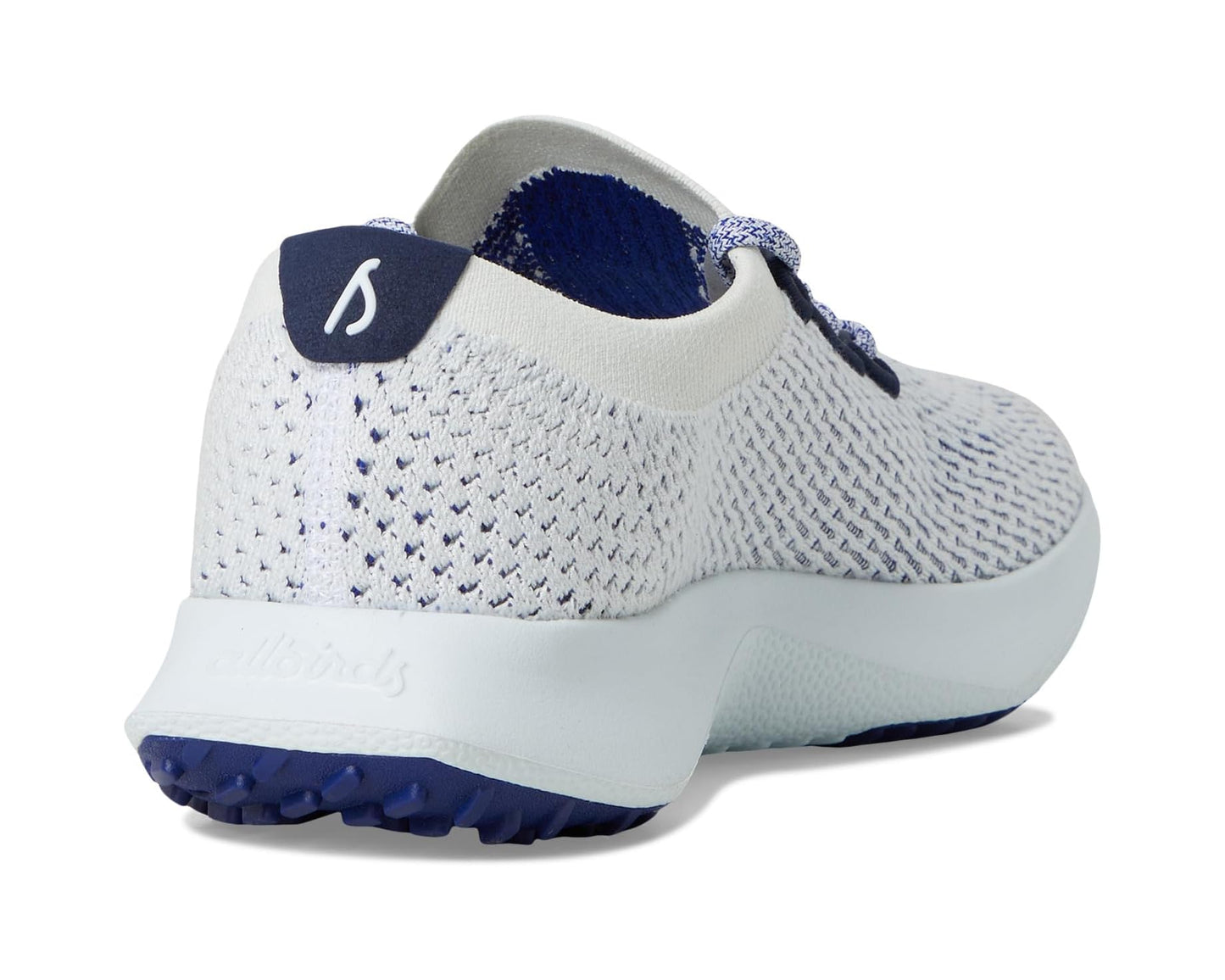Men's Allbirds Tree Dasher 2 Blizzard, Hazy Cobalt (clarity Blue)