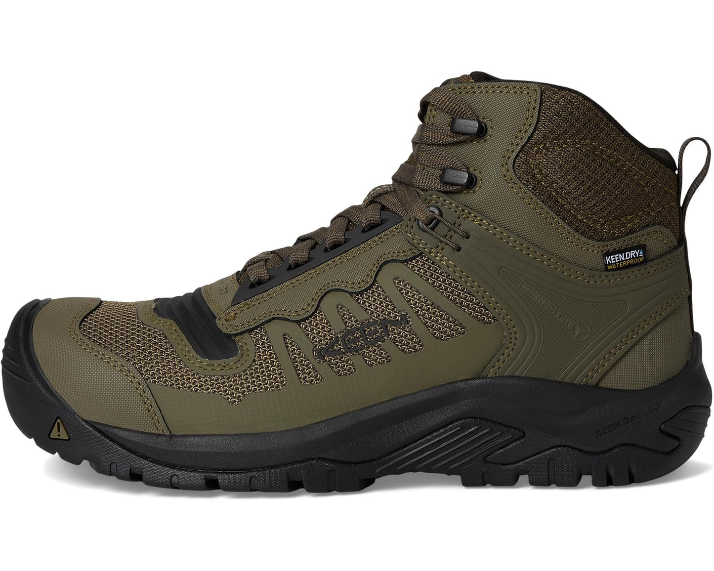 Men's KEEN Utility Reno KBF Mid Waterproof (Comp Toe) Dark Olive/Black
