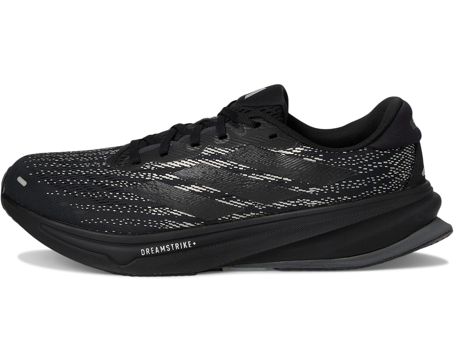 Men's adidas Supernova Rise 2 Running Shoes Black/Black/Silver Metallic