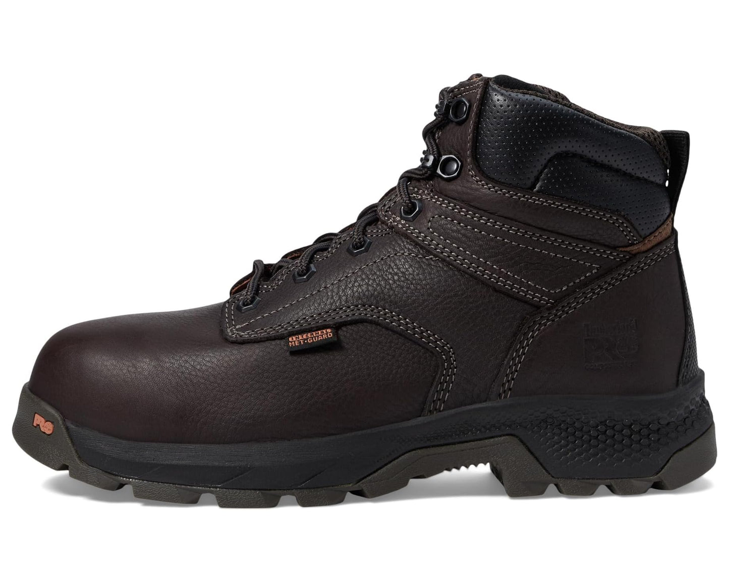 Men's Timberland PRO Titan EV 6 Composite Safety Toe Internal MetGuard Industrial Work Boot Brown