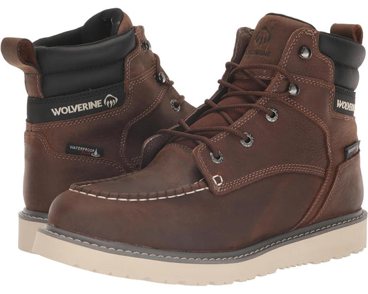 Men's Wolverine Trade Wedge Waterproof 6 Sudan Brown