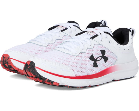 Men's Under Armour Charged Assert 10 White/Racer Red/Black