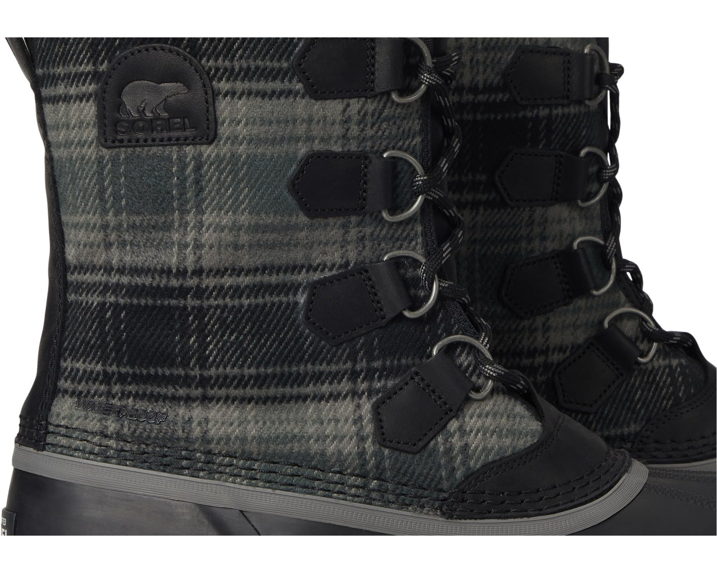 Men's SOREL Caribou Waterproof Black/Quarry