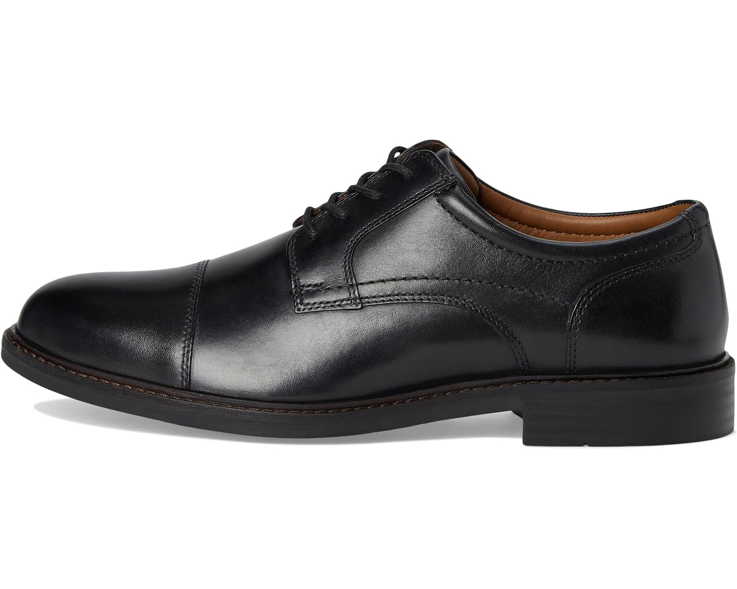 Men's Johnston & Murphy Mason Cap Toe Black Full Grain