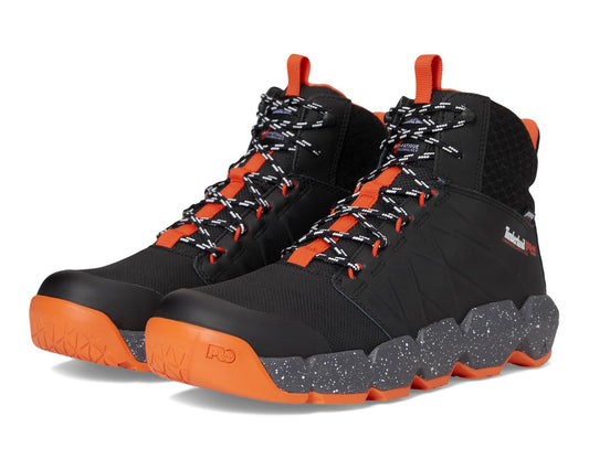 Men's Timberland PRO Morphix 6 Composite Safety Toe Waterproof Black/Orange