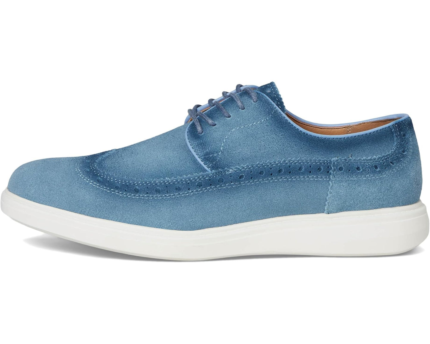 Men's Stacy Adams Trudell Wing Tip Lace-Up Light Blue