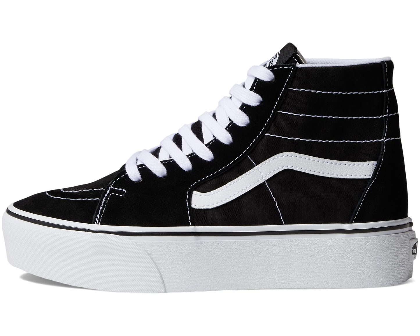 Unisex Vans Sk8-Hi Tapered Stackform Black/True White