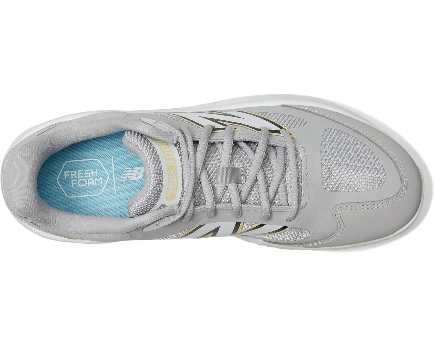 Men's New Balance Fresh Foam 3000v7 Turf-Trainer Raincloud/White