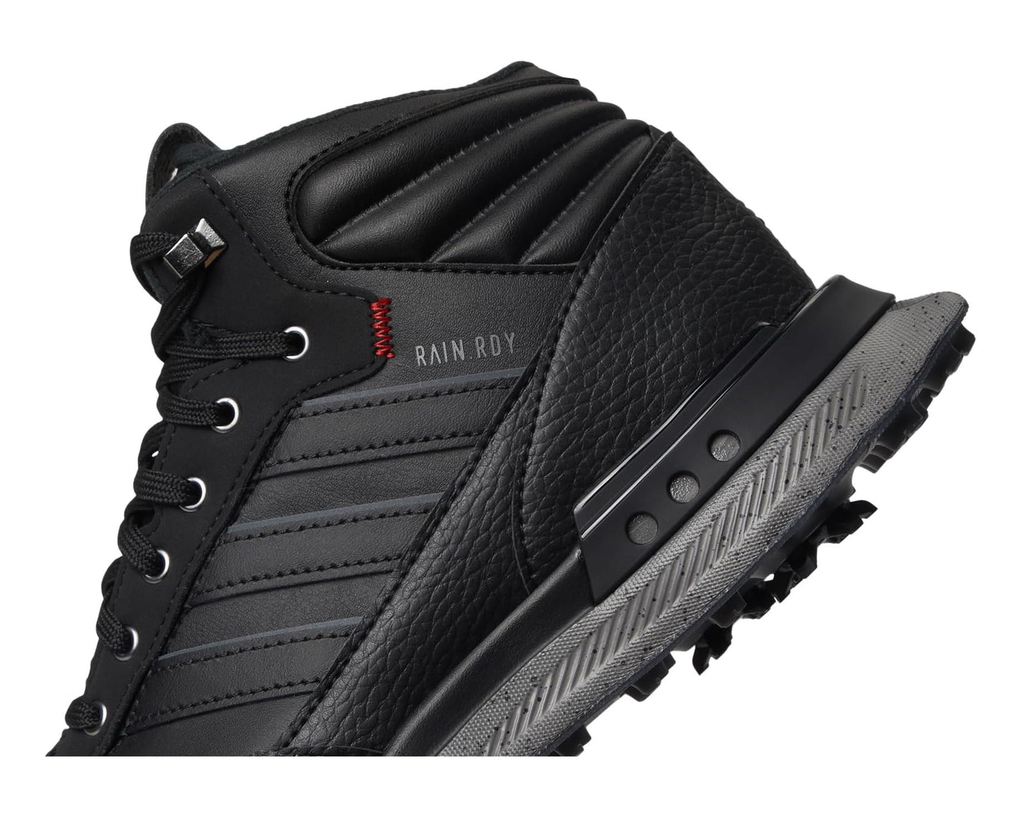 Unisex adidas Golf S2G RAIN.RDY Golf Shoes Core Black/Iron Metallic/Better Scarlet