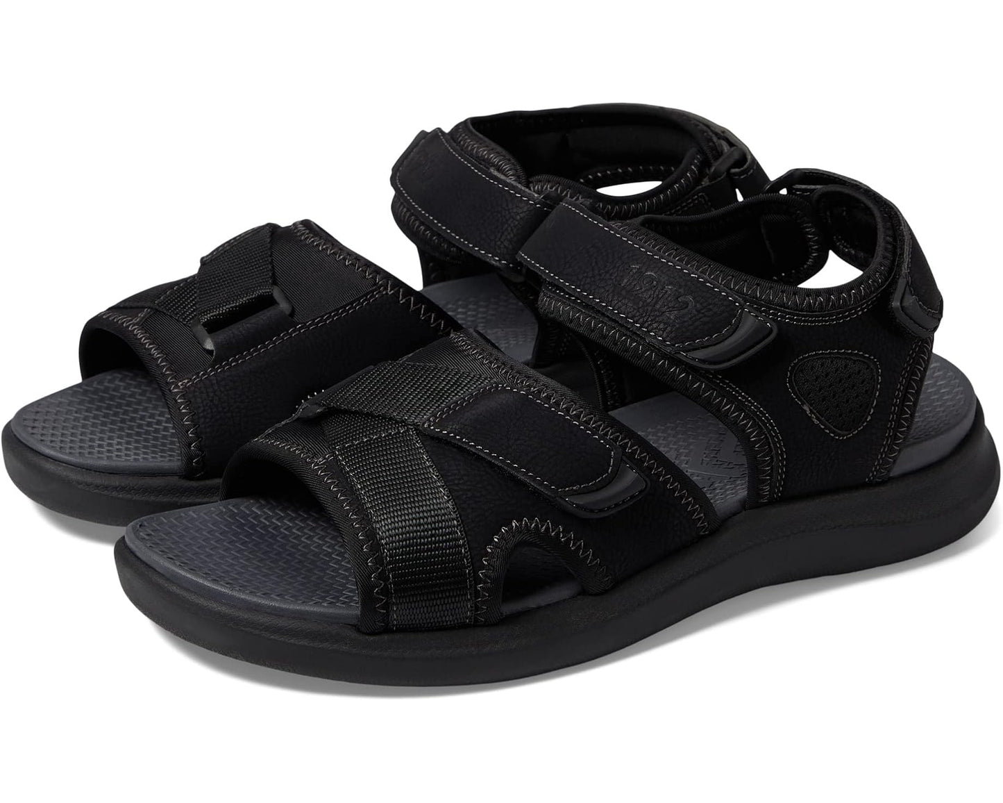 Men's Nunn Bush Rio Vista River Slide Sandal Black