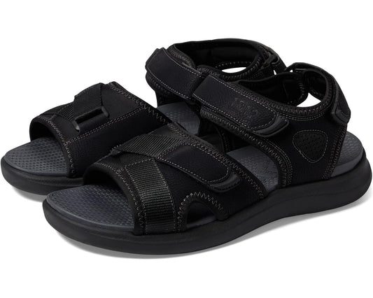 Men's Nunn Bush Rio Vista River Slide Sandal Black