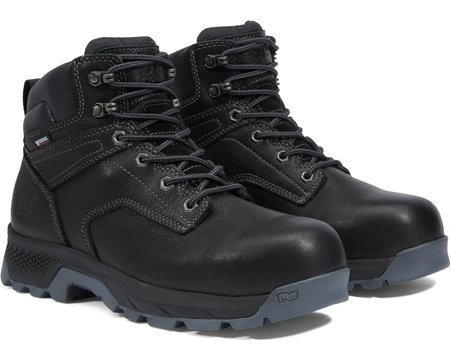Men's Timberland PRO TITAN EV 6 Composite Safety Toe Waterproof Black Rustler
