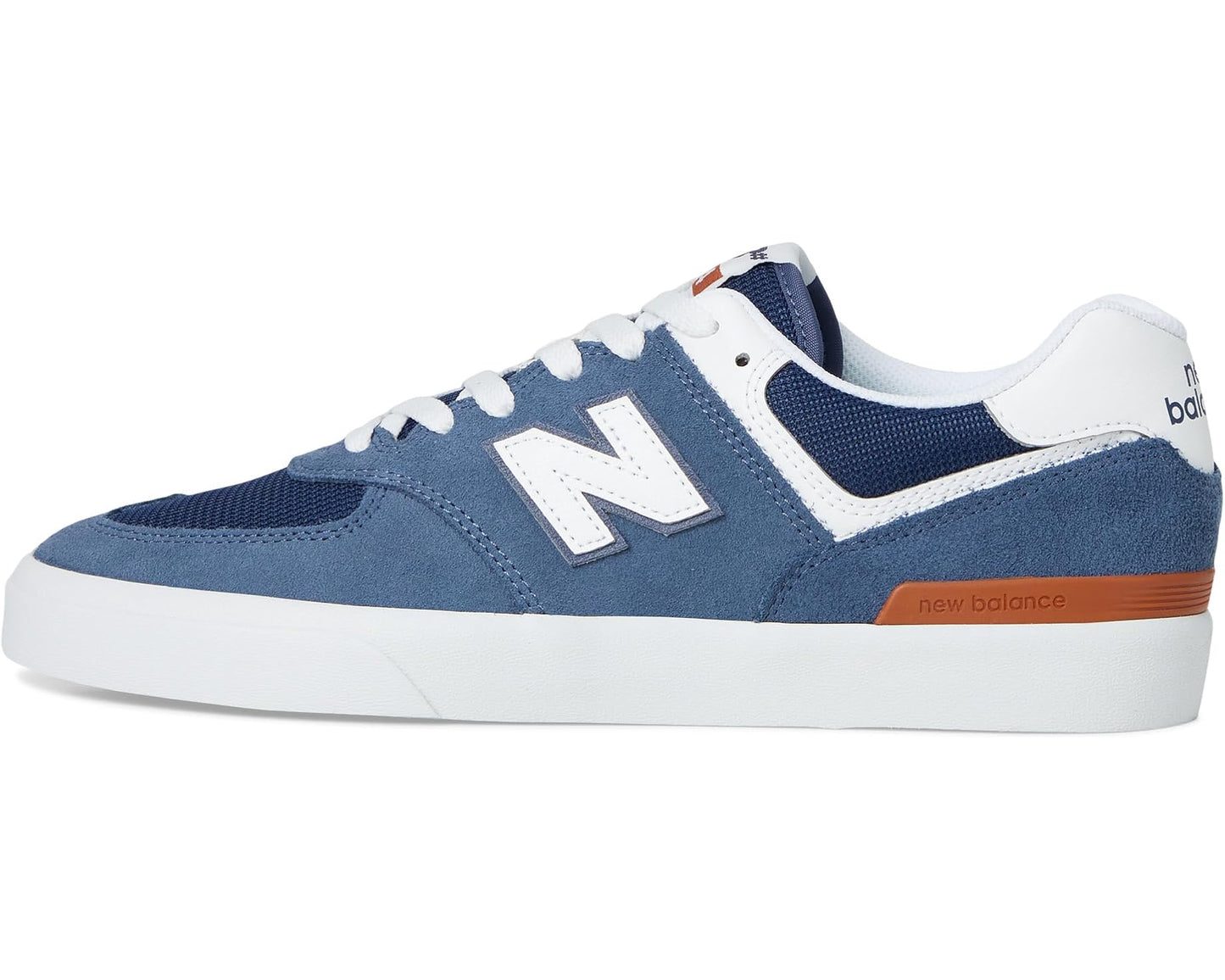 Unisex New Balance Numeric 574 Vulc Indigo/White