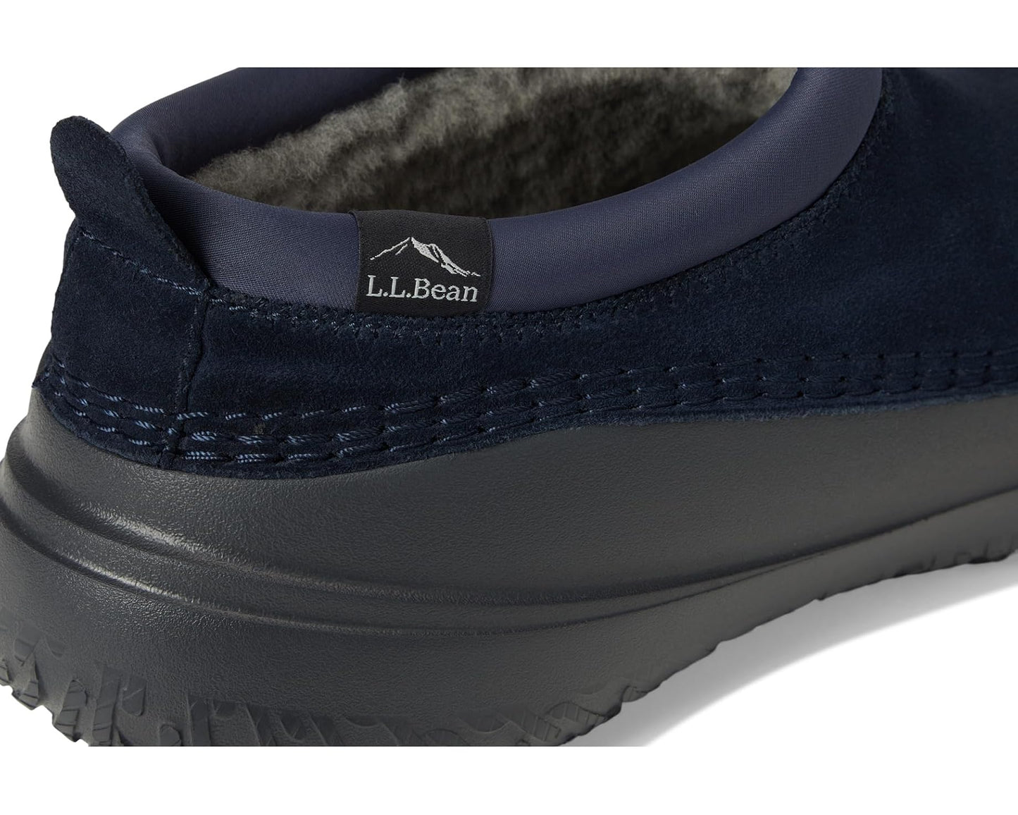 Men's L.L.Bean Wicked Good Max Slippers Carbon Navy/Black