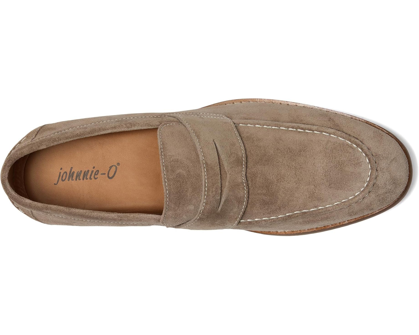 Men's johnnie-O J-Flex Penny Suede Stone