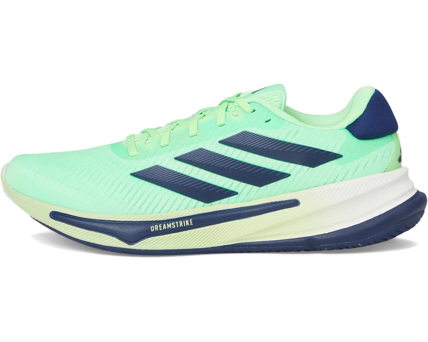 Men's adidas Supernova Ease Running Shoes Lime Burst/Dark Blue/White
