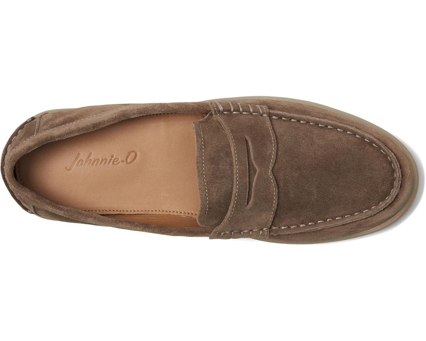 Men's johnnie-O Santa Monica Suede Tobacco