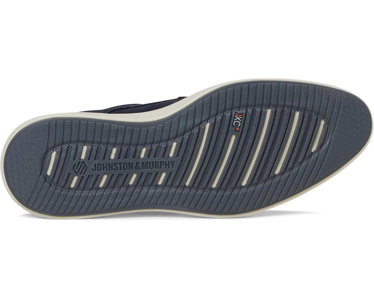 Men's Johnston & Murphy XC+ Parker Plain Toe Navy Waterproof Nubuck