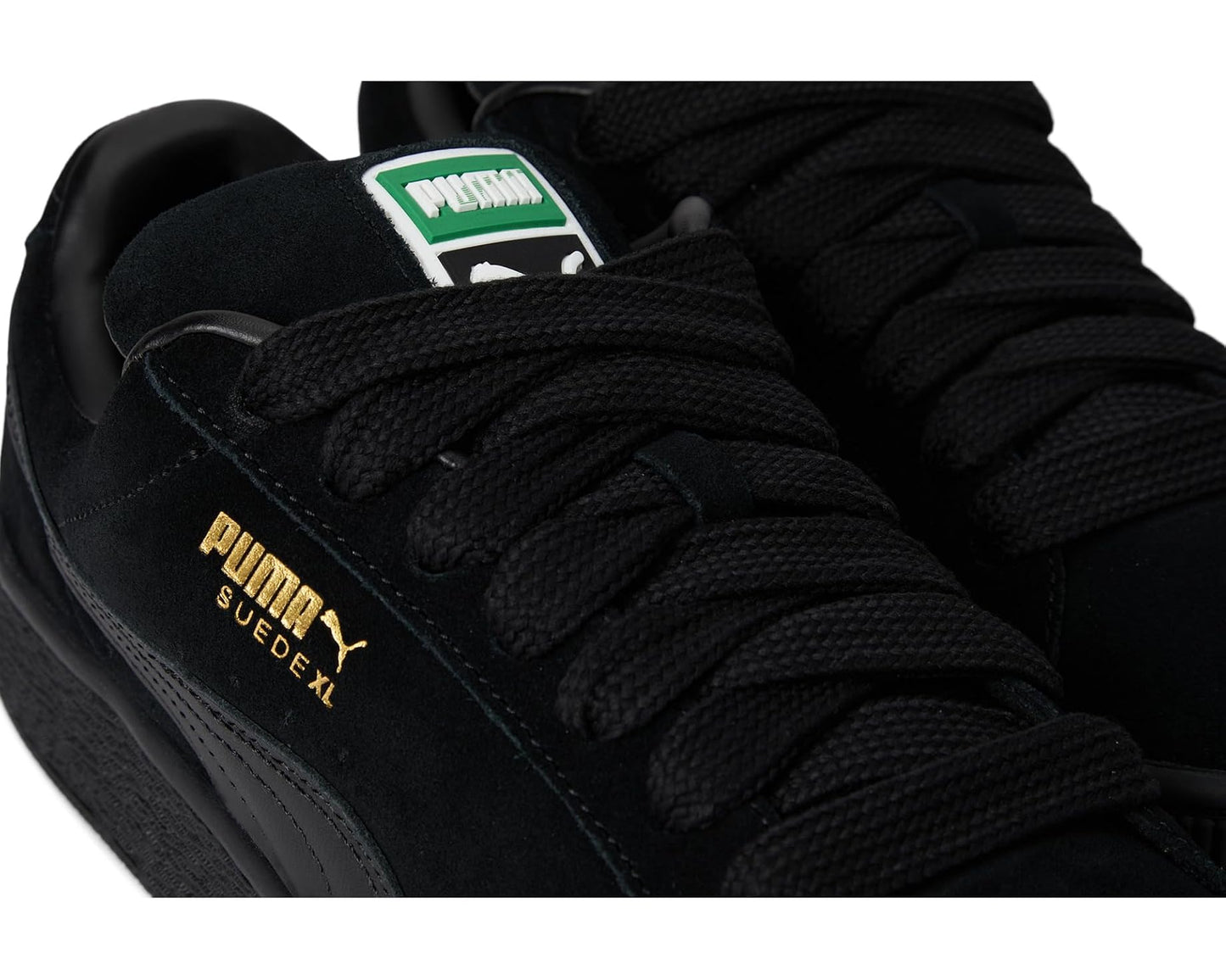 Men's PUMA Suede Xl Shoes Black/Black