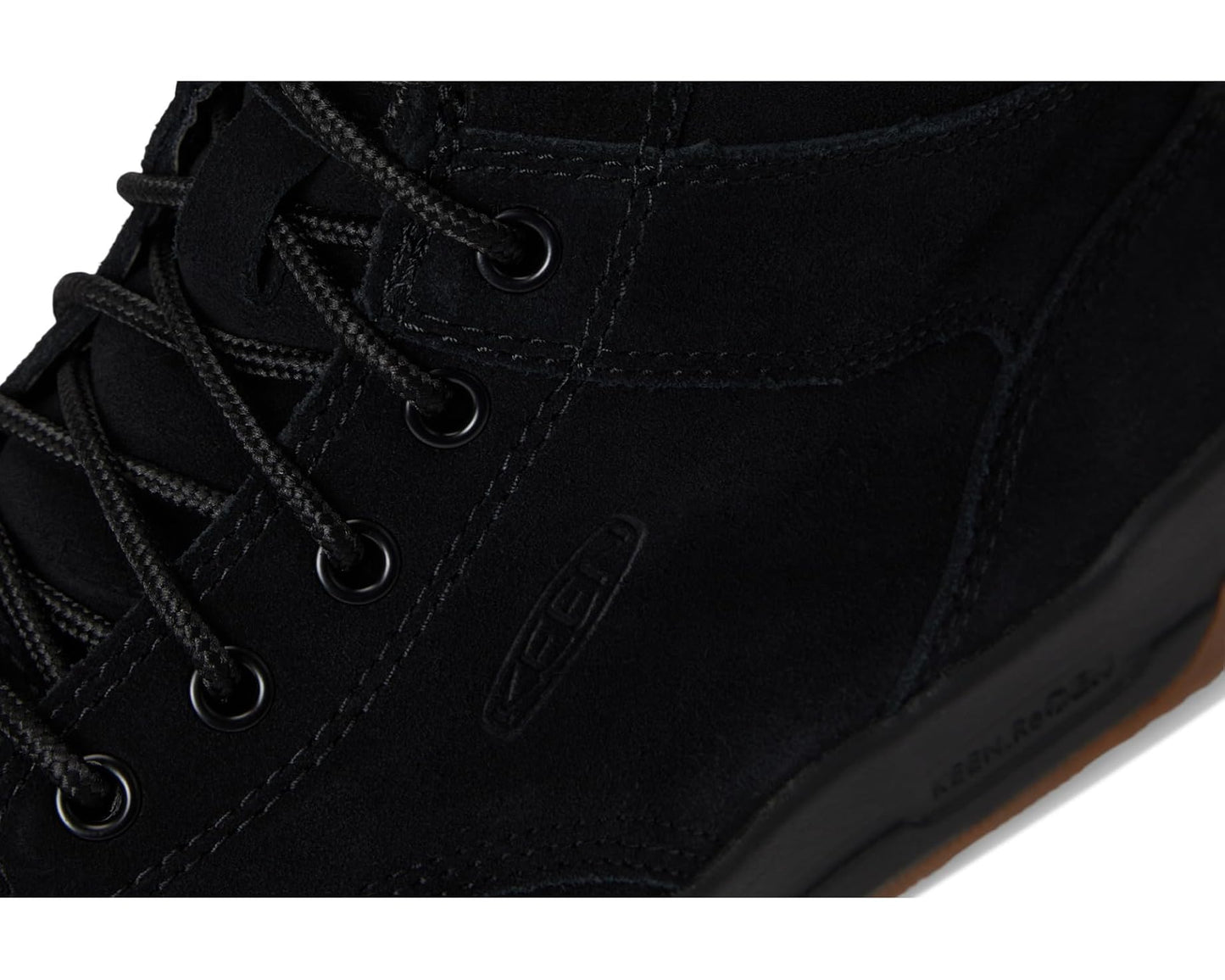 Men's KEEN Utility Gibson Boots (Soft Toe) Black/Gum