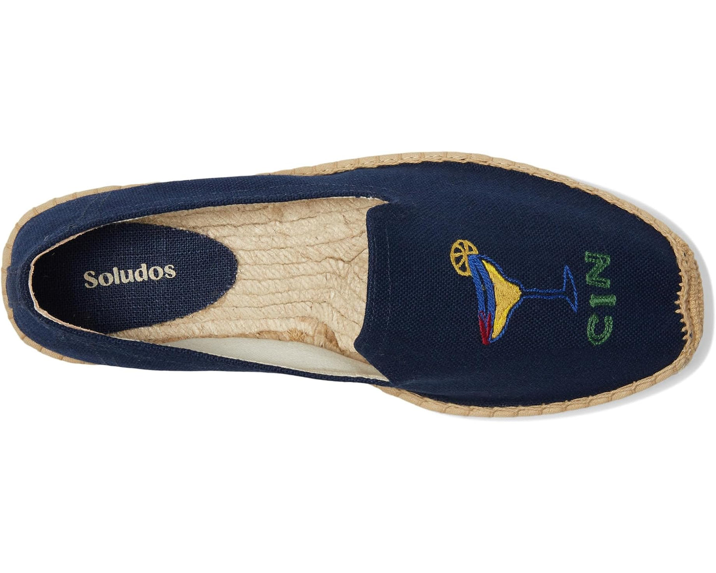 Men's Soludos Smoking Slipper Espadrille Cin Cin/Armada Blue