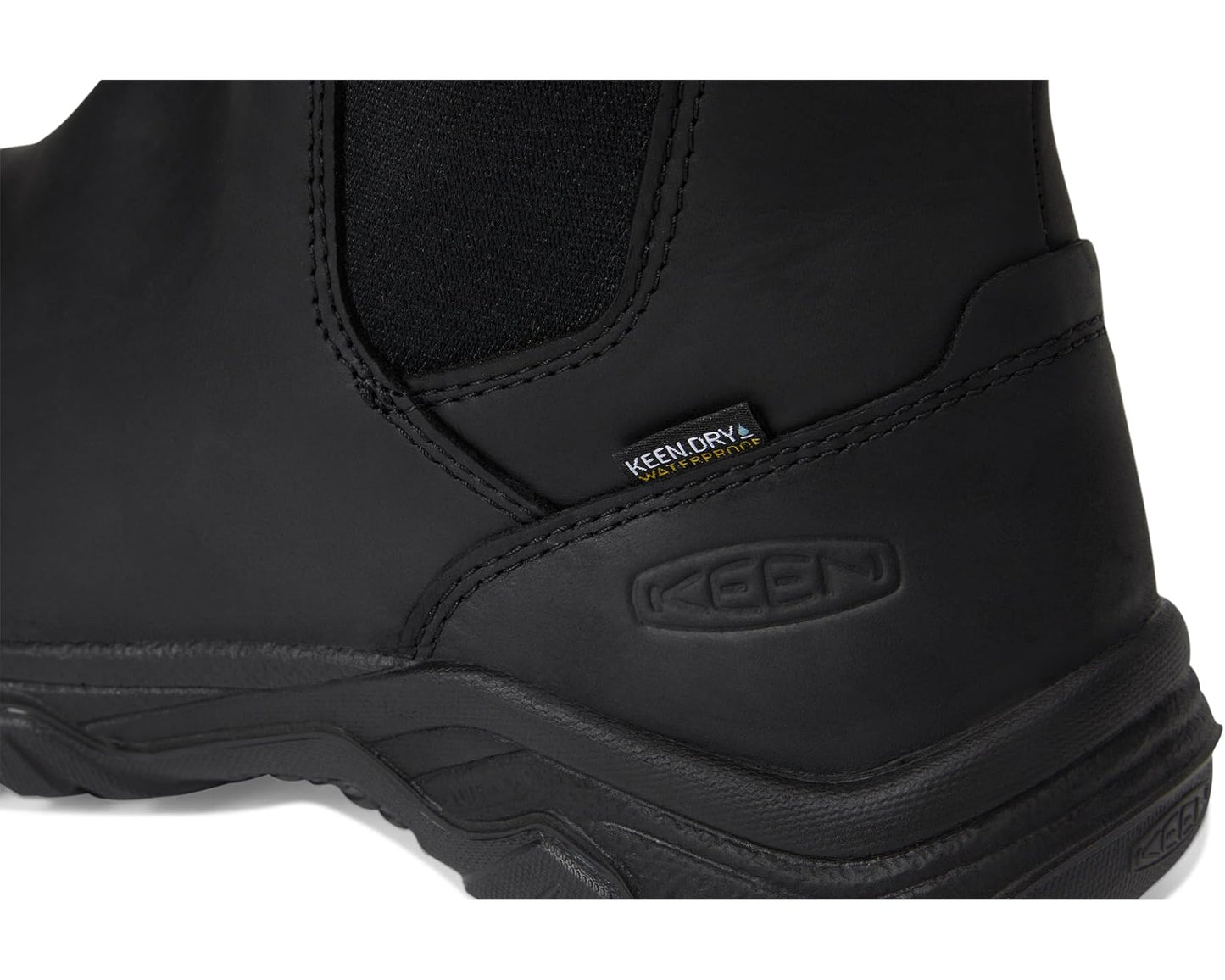 Men's KEEN Anchorage 4 Waterproof Pull-On Durable Insulated Black/Black
