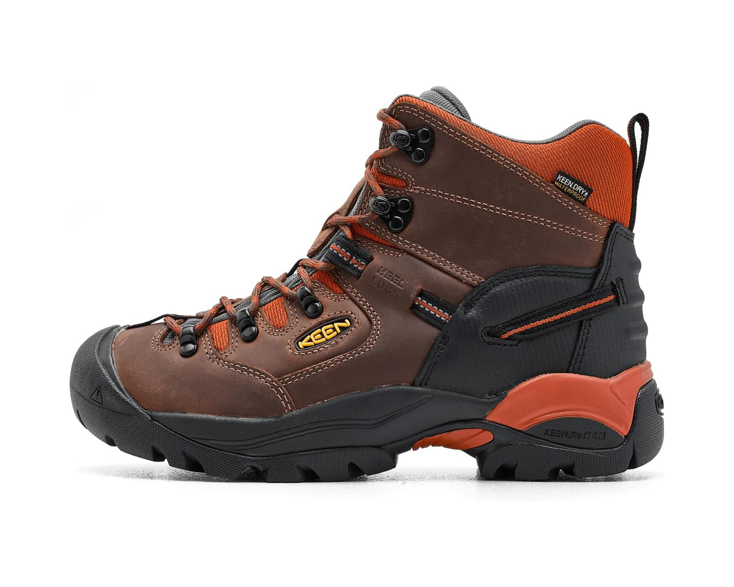 Men's KEEN Utility Pittsburgh Energy 6 Waterproof (Soft Toe) Cascade Brown/Black