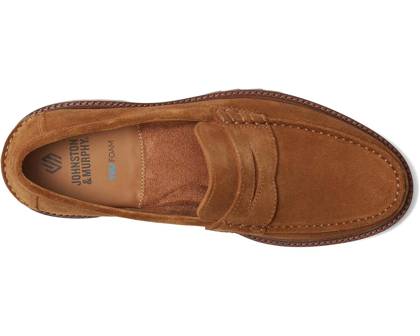 Men's Johnston & Murphy Collier Penny Snuff Suede