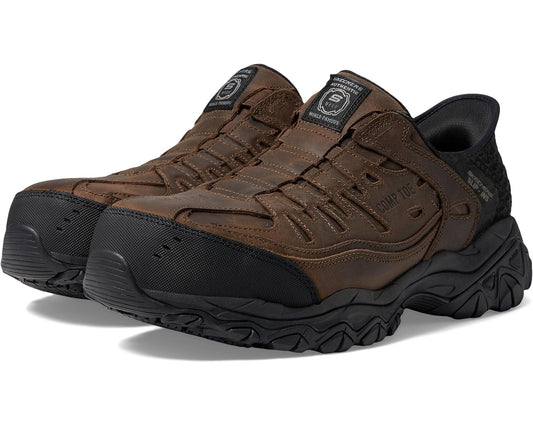Men's SKECHERS Work Holdredge - Ryker Comp Toe Brown