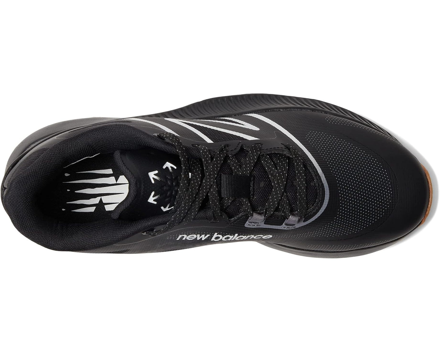 Men's New Balance Freezelx V4 Box Lacrosse Cleats Black/Gum