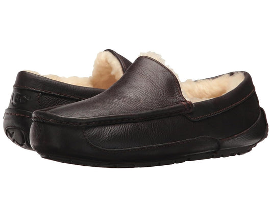 Men's UGG Ascot Leather Dark Spice