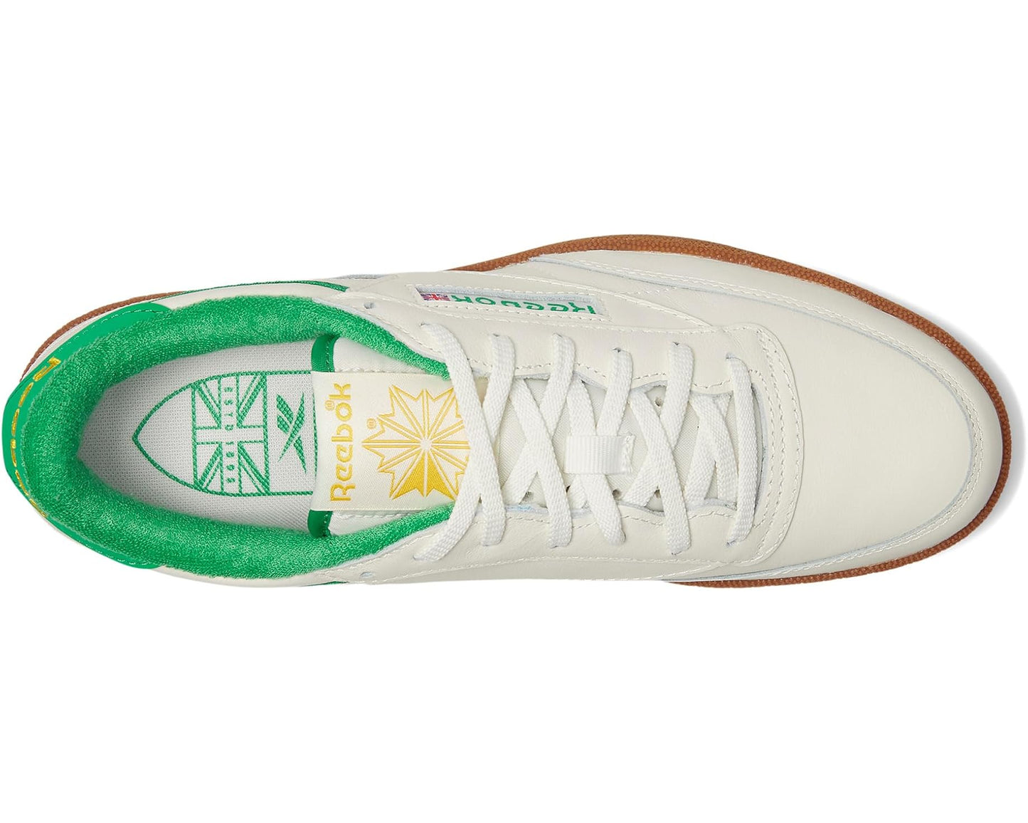 Men's Reebok Club C Golf Chalk/Classic Green