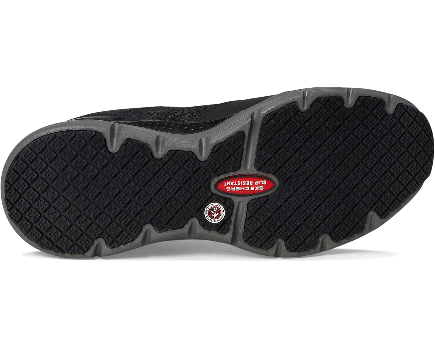 Men's SKECHERS Work Arch Fit SR Comp Toe Black/Charcoal